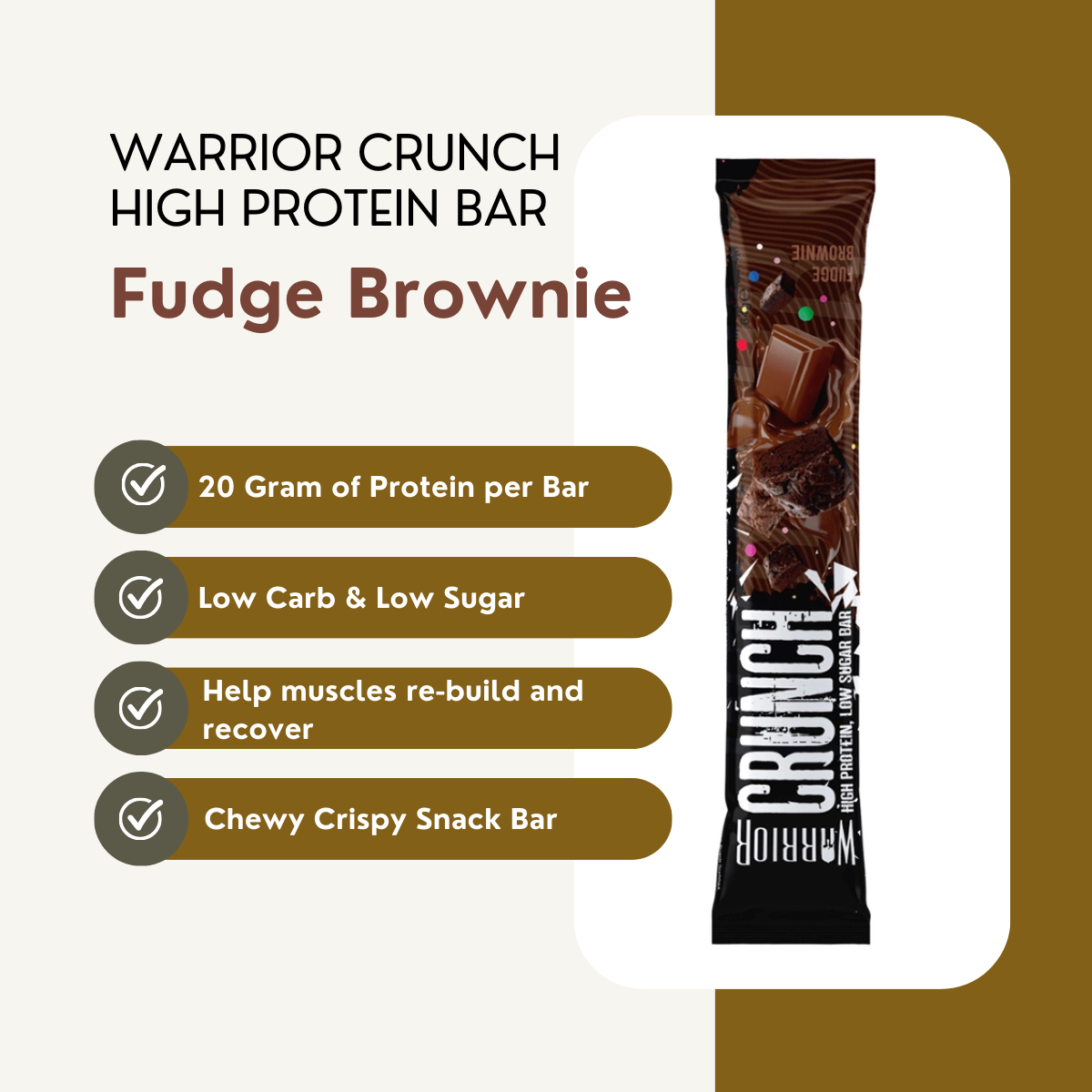 Protein Bar Low Carb, Various Brands and Assorted Flavors, 1pcs