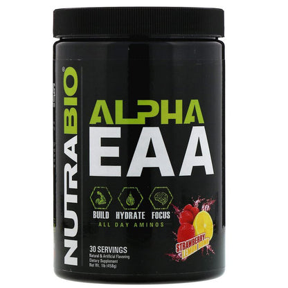 NutraBio, Labs Alpha EAA Build Muscle Enhance, 8g