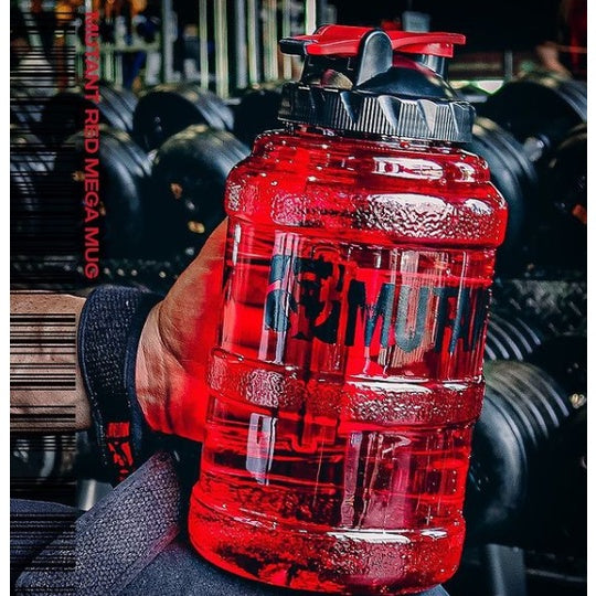 Mutant Mega Mug, Hydration Water Bottle, Red Edition, 2.6 Litre - Ultimate Sup Singapore