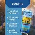 Nocco, Energy Drink, Sugar Free, Caffeine, Muscle Recovery, 330ml, 6-24 Cans - Ultimate Sup Singapore