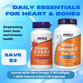 Now Foods, Ultra Omega-3, Fish Oil, 90 - 180 Softgels - Ultimate Sup Singapore