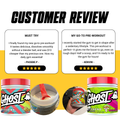 GHOST Legend All Out V3 Pre-Workout Powder, High-Stim, Energy Boost, Sugar-Free, Various Flavors, 30 Servings, review