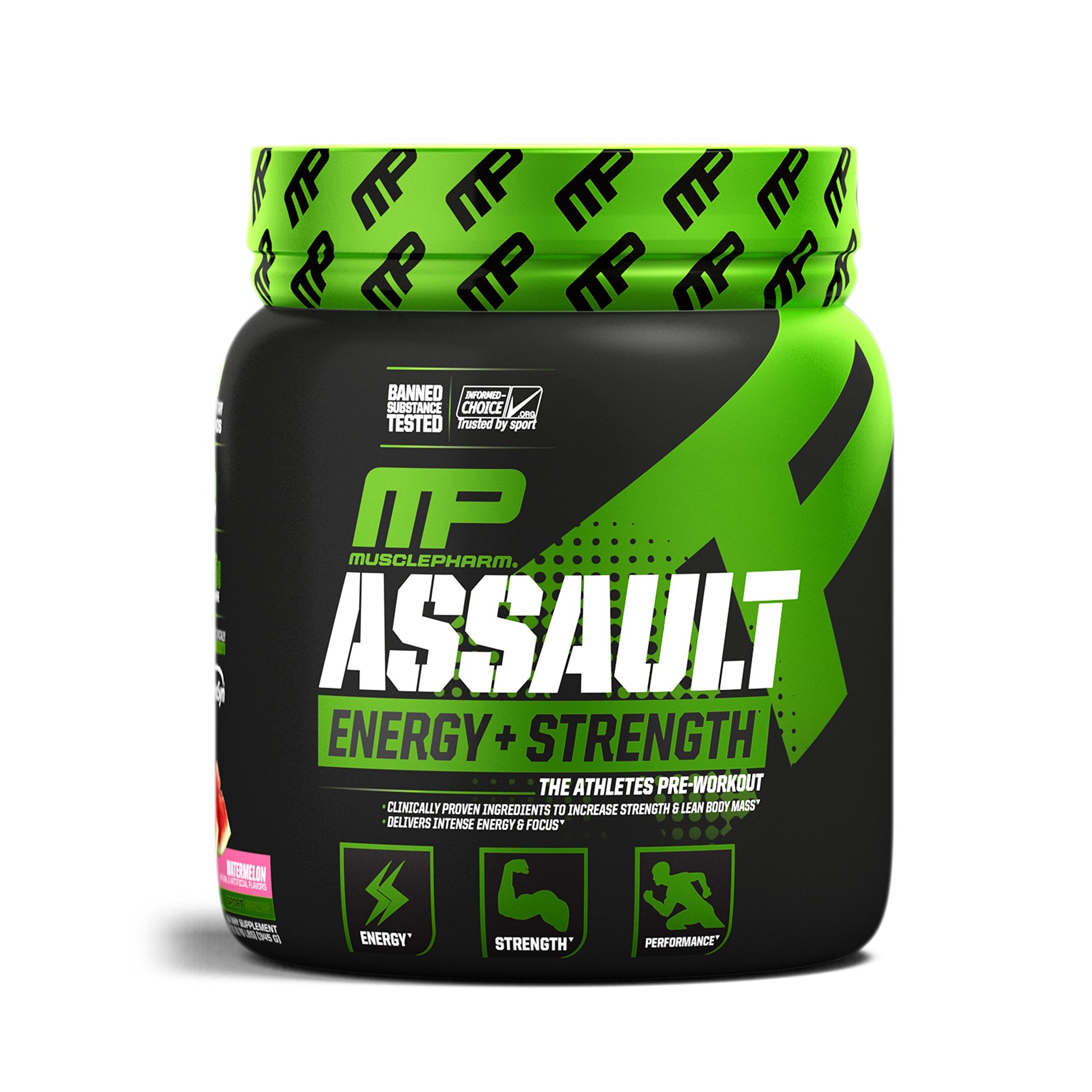 MusclePharm, Assault, Pre-Workout, 333g - Ultimate Sup Singapore