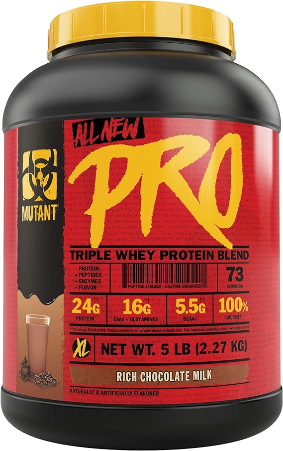 Mutant Pro, Triple Whey Protein Powder, Support Building Muscle, Various Flavors, 5 Lbs - Ultimate Sup Singapore