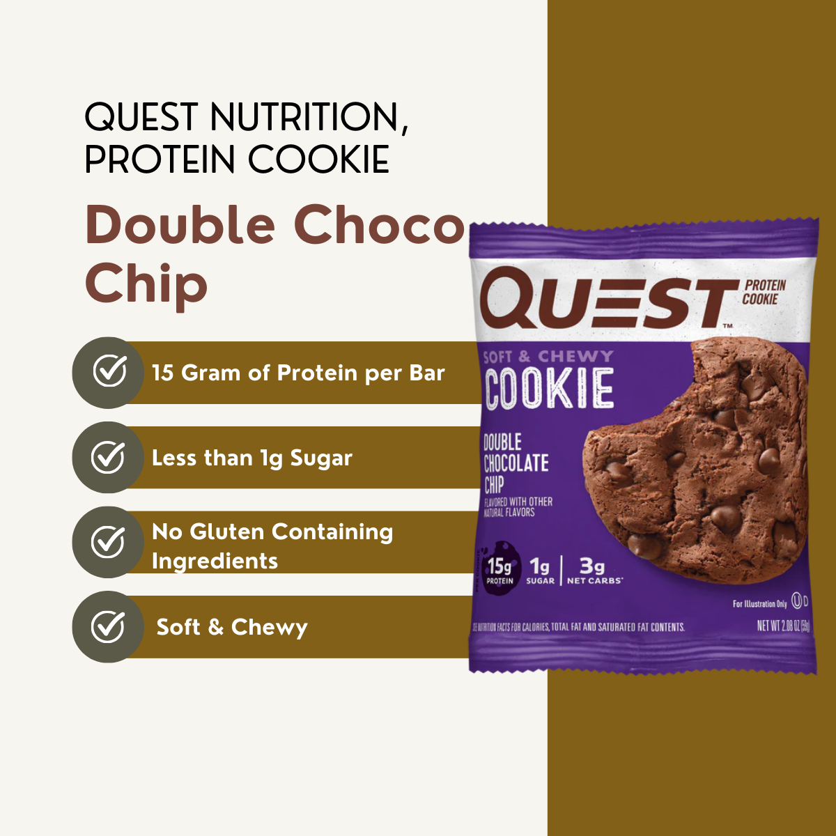 Protein Bar Low Carb, Various Brands and Assorted Flavors, 1pcs