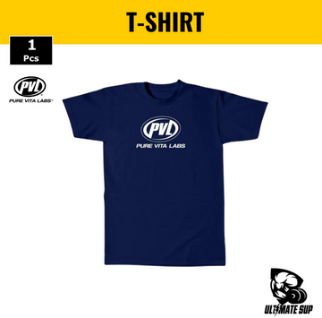 PVL Pure Tee, Freesize T-shirt, Unisex T-shirt For Men, Blue - Ultimate Sup Singapore