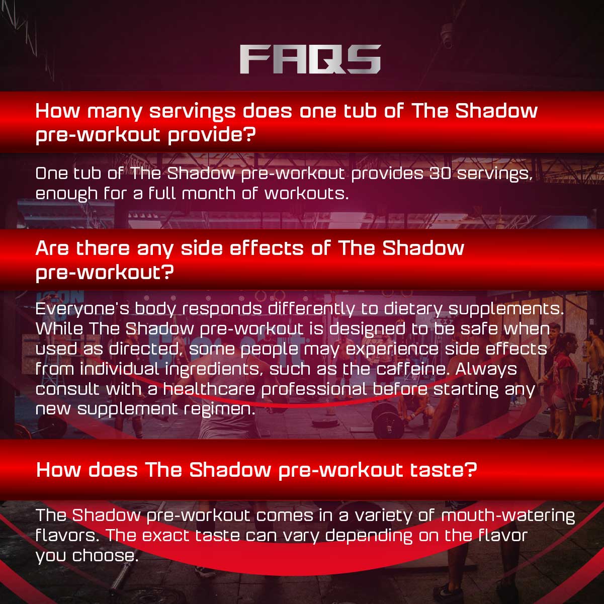 JNX Sports The Shadow FAQs