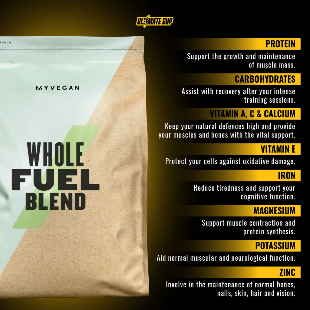 Myprotein Whole Fuel Blend, Multivitamin, Vegan, Meal Prep, 1kg - Ultimate Sup Singapore