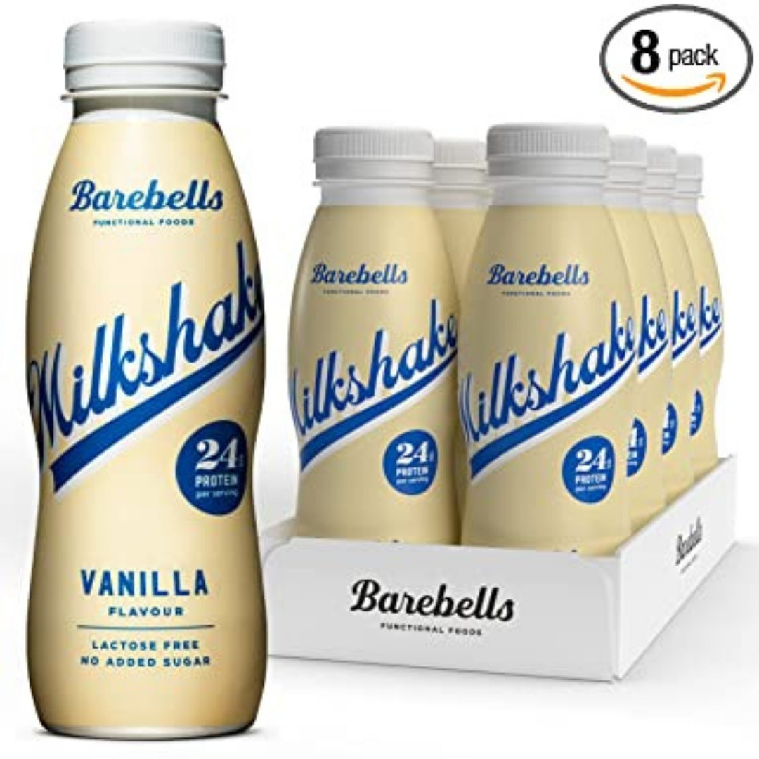 Barebells, MilkShake, Protein Shakes, 8 bottles/box - Ultimate Sup Singapore