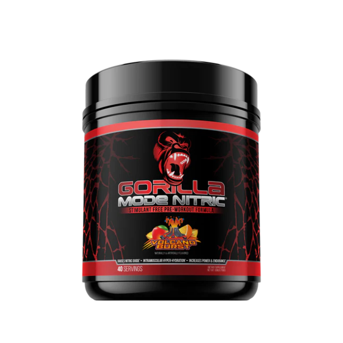 Gorilla Mind, Gorilla Mode Nitric Upgraded Stimulant Free Pre-Workout, Massive Pumps 40 servings - Ultimate Sup Singapore