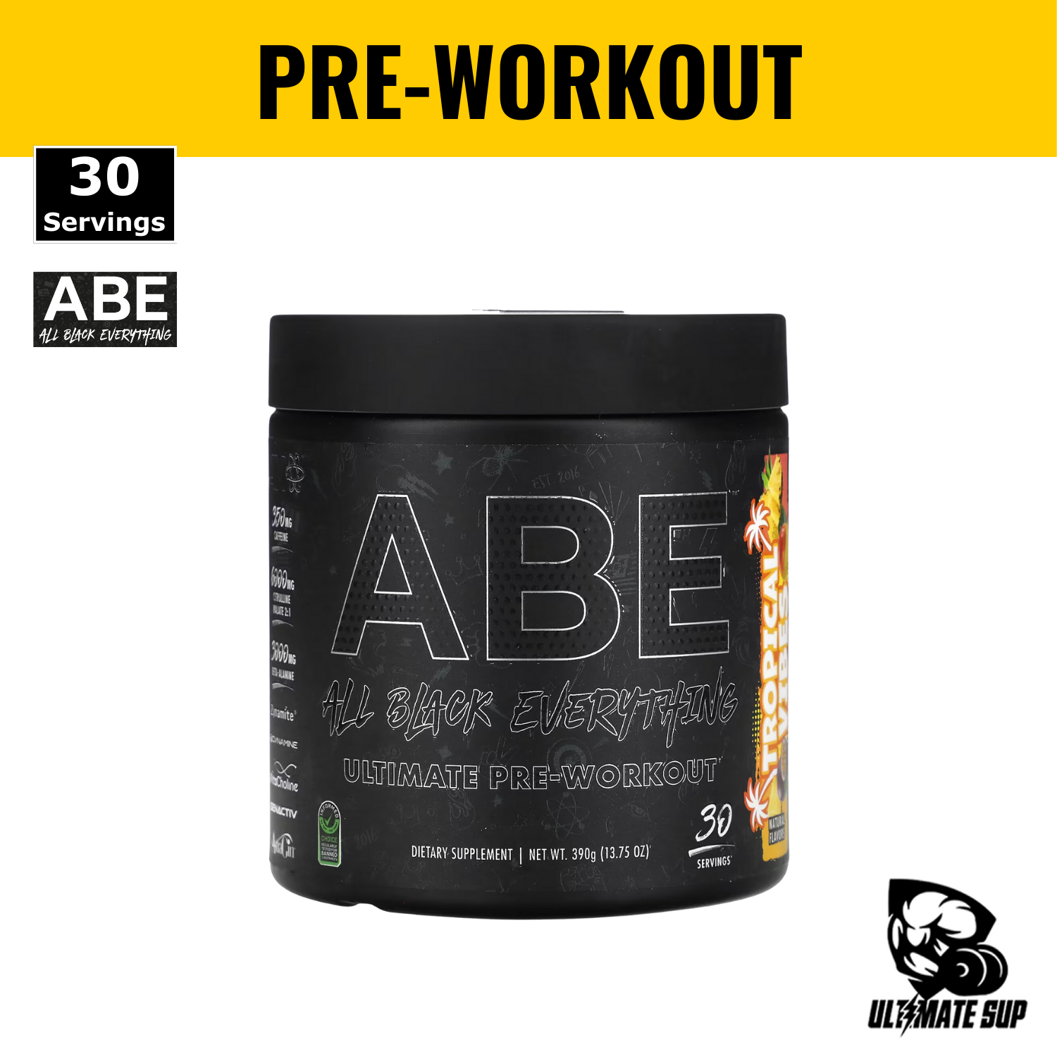 ABE, Ultimate Pre-Workout, 30 Servs - Ultimate Sup Singapore