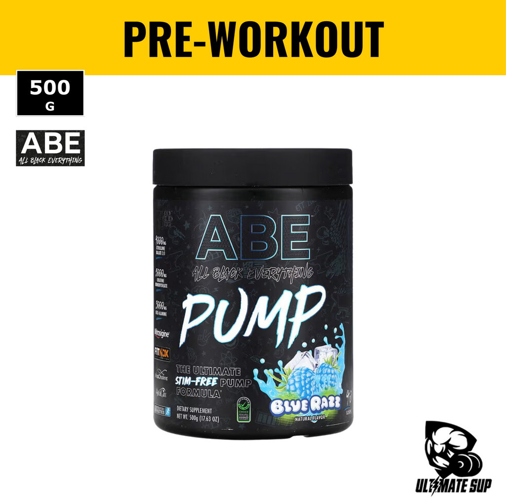 ABE, Pump, Stim-Free Pre Workout Powder, Various Flavor, 17.63 oz (500 g) Thumbnails
