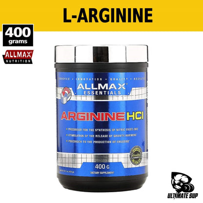 ALLMAX, Arginine HCL, 400g (14.11 oz) - Ultimate Sup Singapore