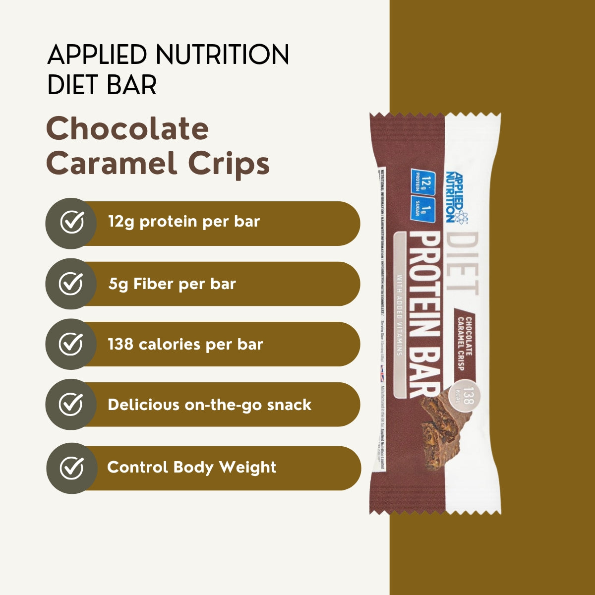 Protein Bar Low Carb, Various Brands and Assorted Flavors, 1pcs