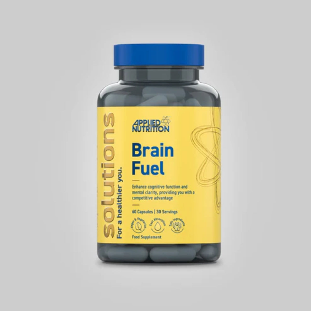 APPLIED NUTRITION Solutions Brain Fuel | 60 Capsules (30 Servings) - Ultimate Sup Singapore