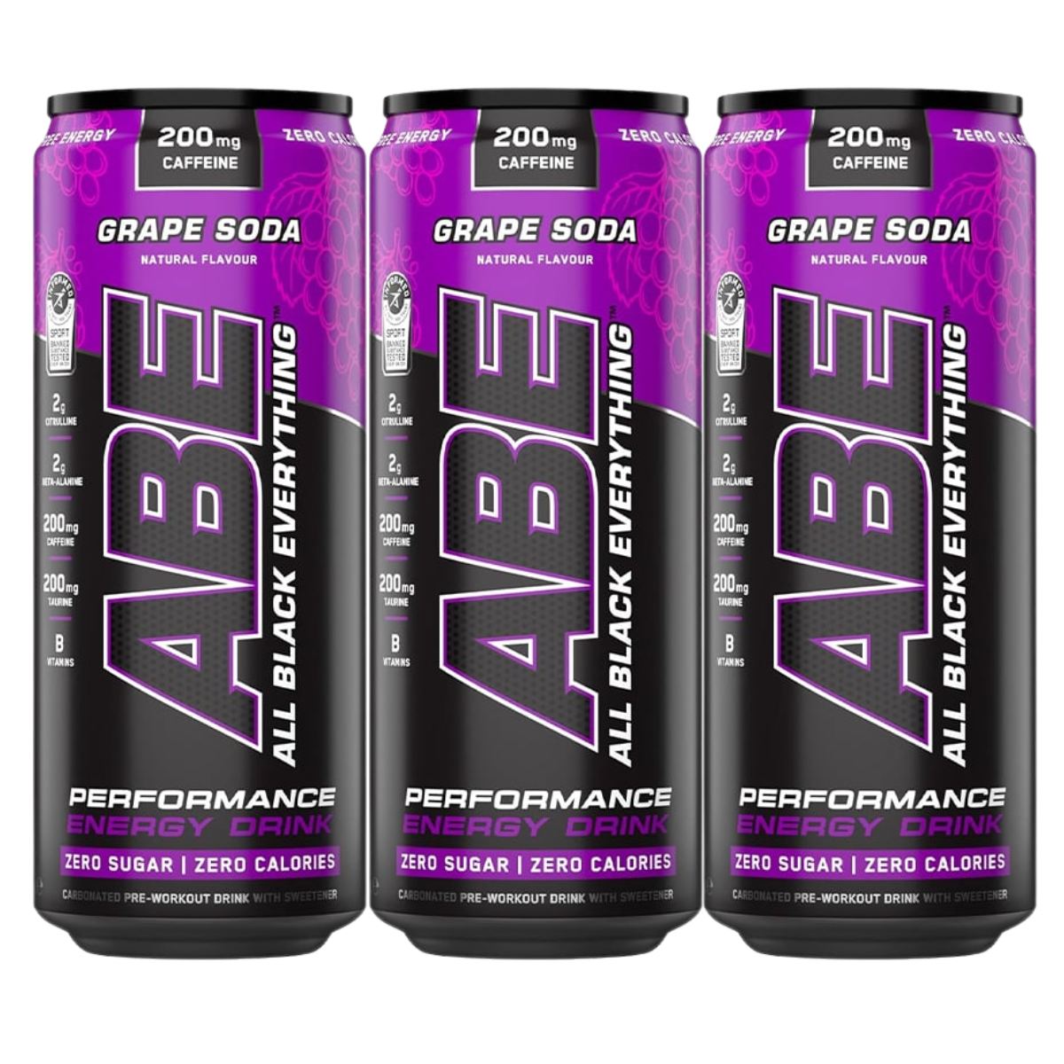 Applied Nutrition, ABE Pre Workout Cans, Pack of 12 Cans x 330ml - Ultimate Sup Singapore