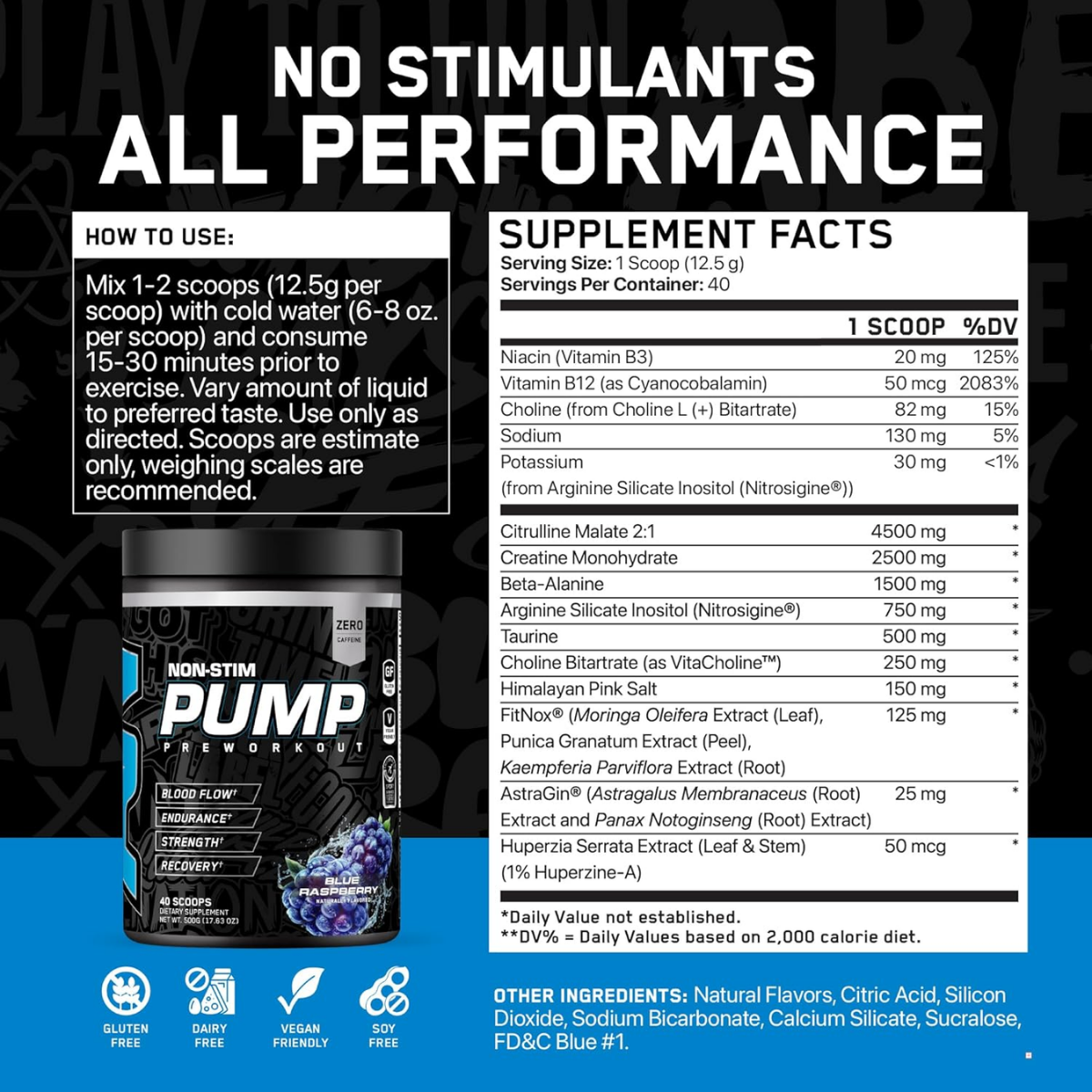 Applied Nutrition ABE Non-stim Pre-workout, Caffeine Free, Creatine, Beta Alanine & Citrulline 500g - Ultimate Sup Singapore