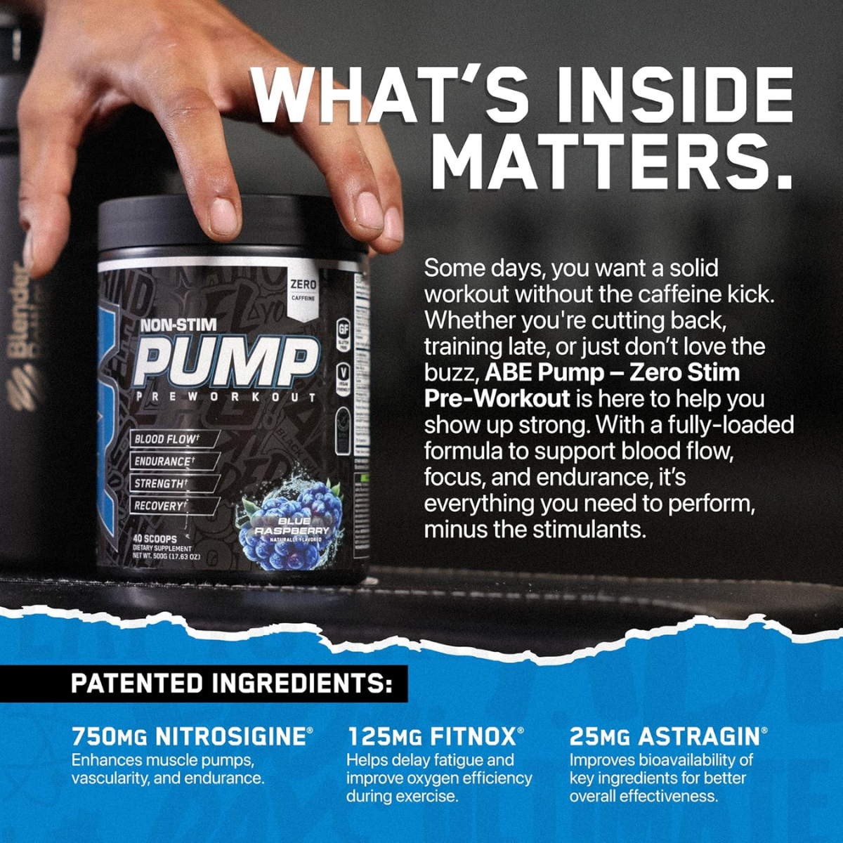 Applied Nutrition ABE Non-stim Pre-workout, Caffeine Free, Creatine, Beta Alanine & Citrulline 500g - Ultimate Sup Singapore