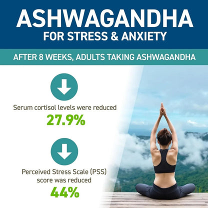 Applied Nutrition, Ashwagandha KSM-66, Mood & Wellbeing Support, 60 Capsules - Ultimate Sup Singapore