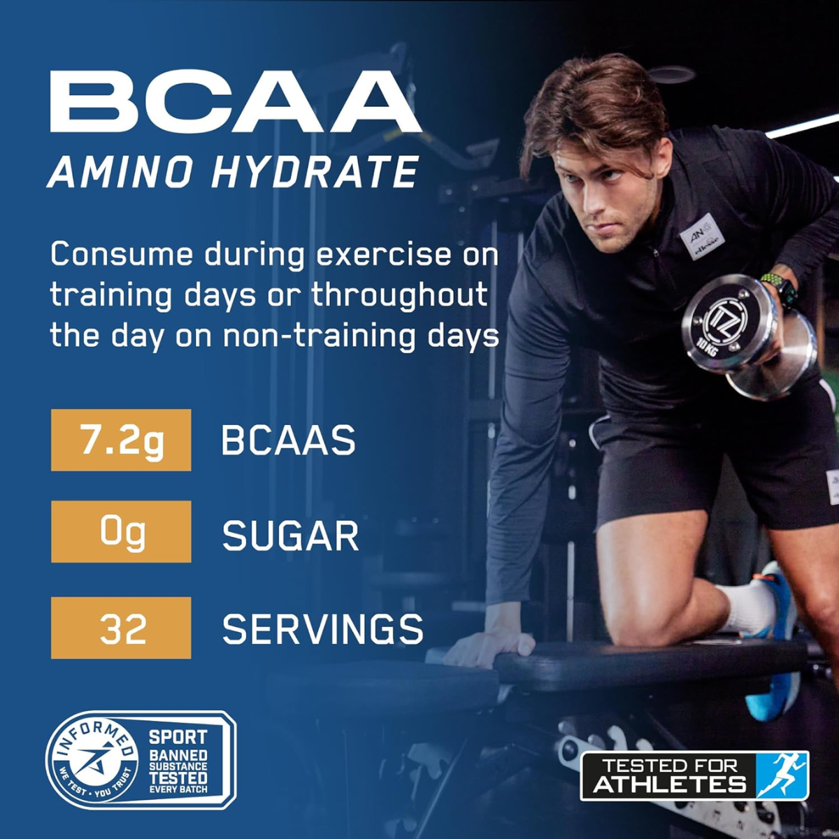 Applied Nutrition BCAA Powder, Branched Chain Amino Acids BCAAs Supplement, Intra Workout & Recovery Energy Drink 450g - Ultimate Sup Singapore
