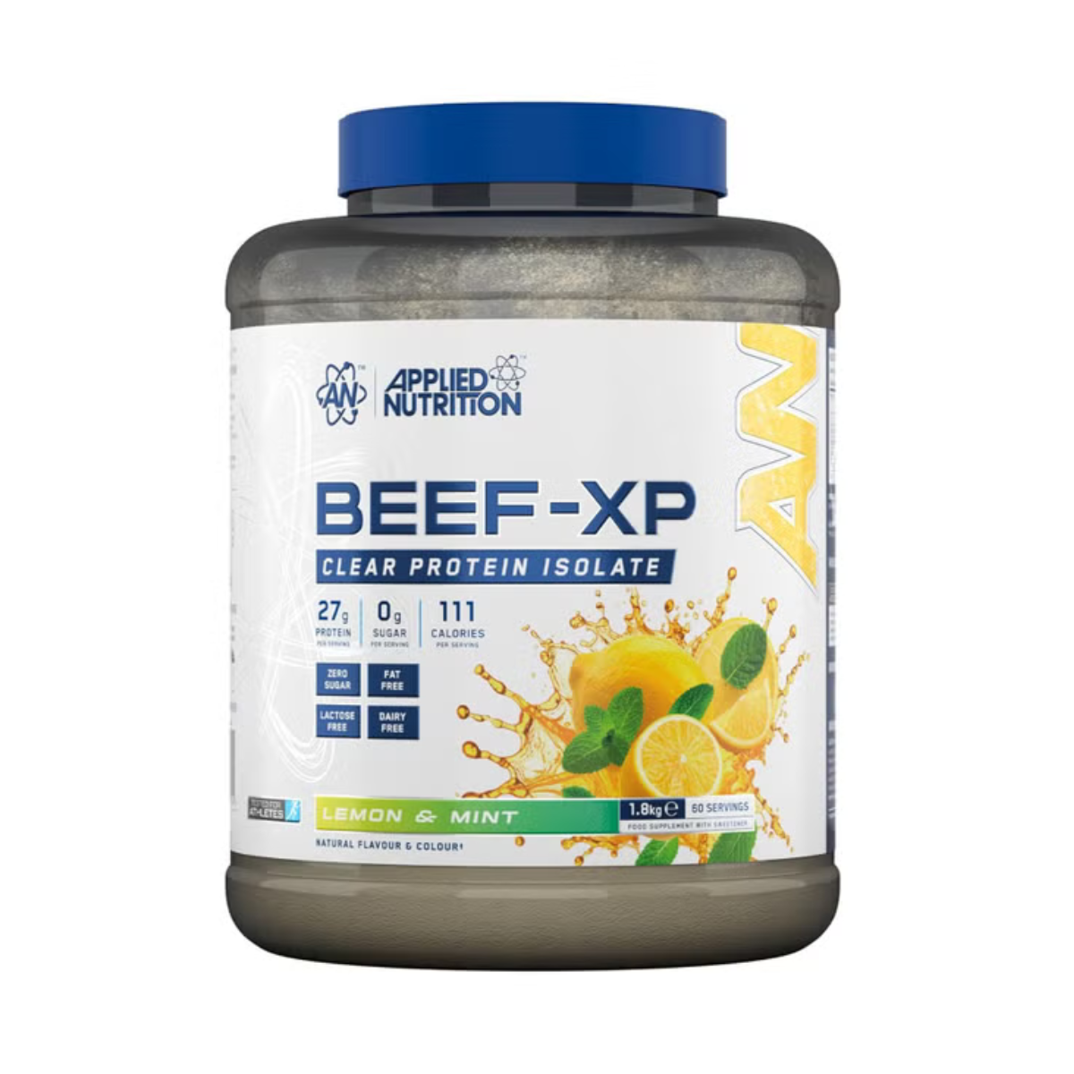 Applied Nutrition, Beef Protein Isolate, Hydrolysed Beef Protein for Muscle Building and Recovery, Fast Absorption, 60ser - Ultimate Sup Singapore