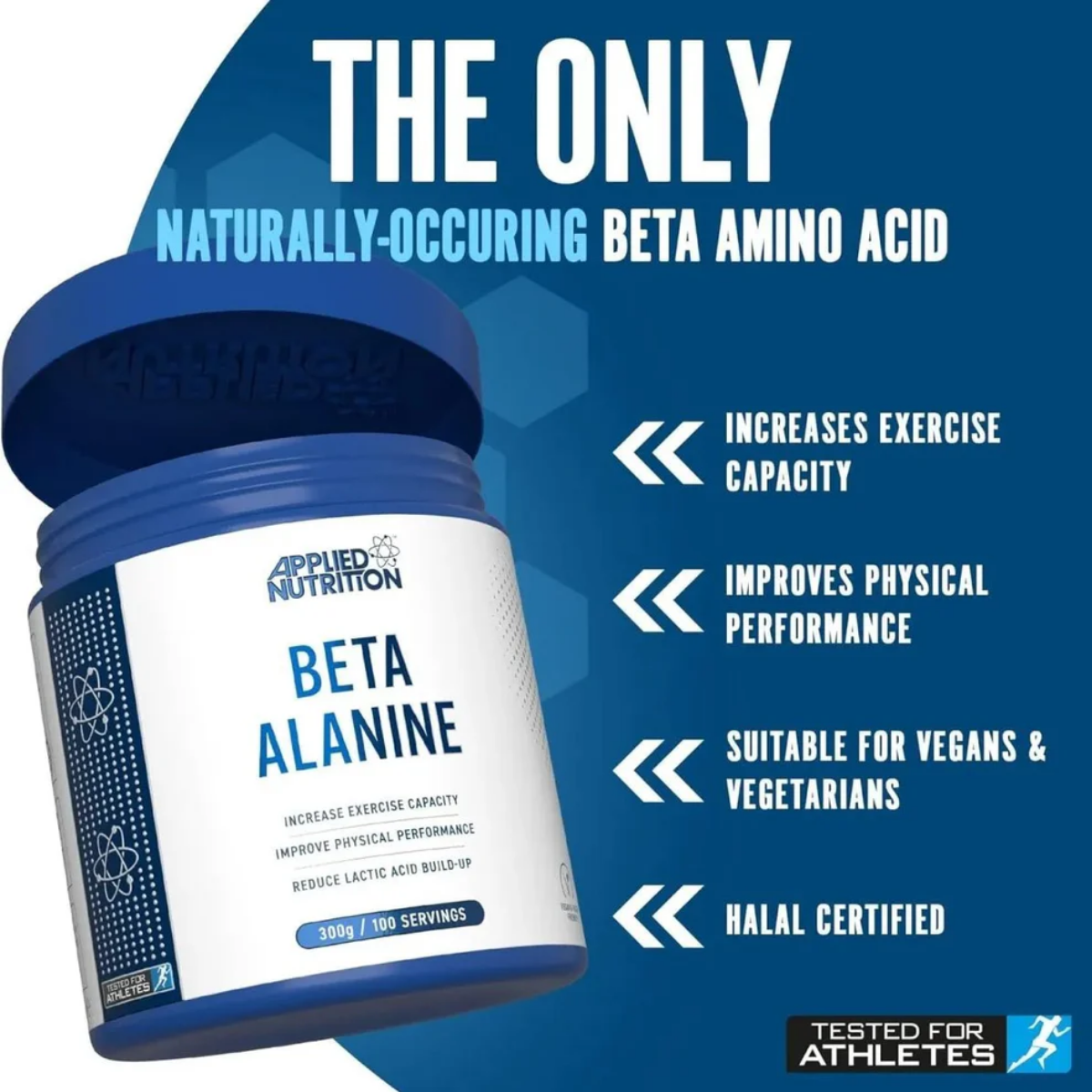 Applied Nutrition, Beta-Alanine, Preworkout, Boost Endurance, 300g - Ultimate Sup Singapore