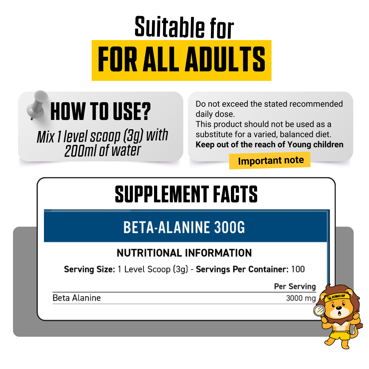 Applied Nutrition, Beta-Alanine, Preworkout, Boost Endurance, 300g - Ultimate Sup Singapore
