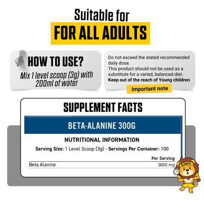 Applied Nutrition, Beta-Alanine, Preworkout, Boost Endurance, 300g - Ultimate Sup Singapore