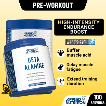 Applied Nutrition, Beta-Alanine, Preworkout, Boost Endurance, 300g - Ultimate Sup Singapore
