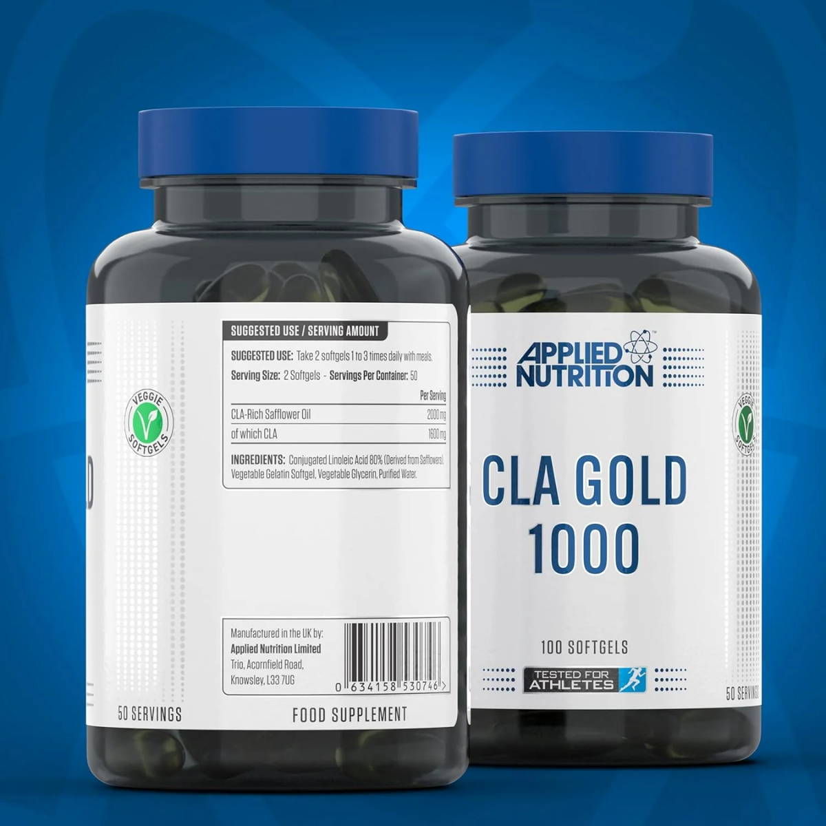 Applied Nutrition, CLA Gold, Omega-6 Fatty Acid Support, 1000mg 100 SOFT GELS - Ultimate Sup Singapore