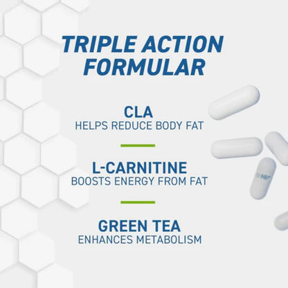 Applied Nutrition, CLA + L-Carnitine & Green Tea, Metabolism & Energy Support, 100 Capsules - Ultimate Sup Singapore