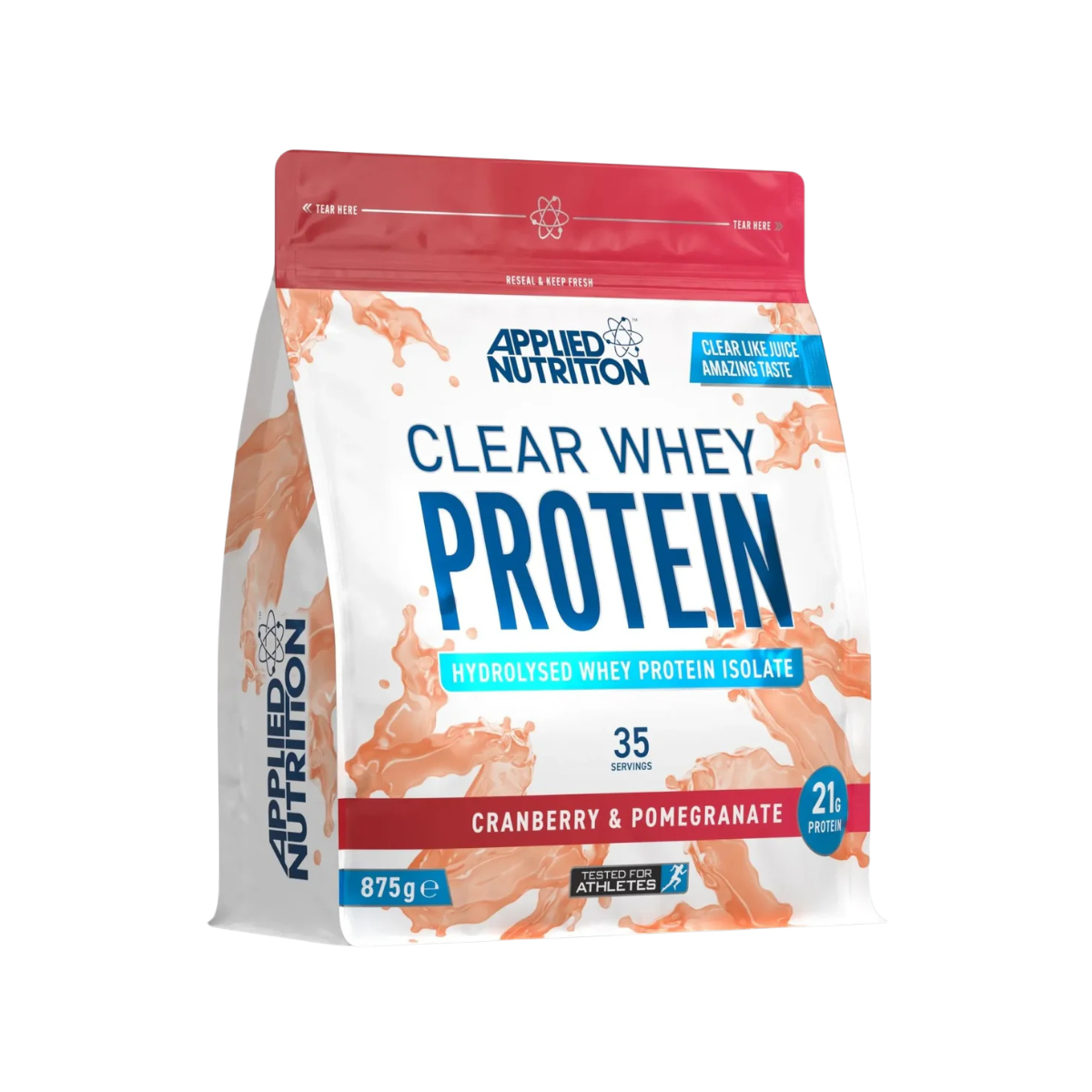 Applied Nutrition, Clear Hydrolysed Whey Isolate, Clear Protein Drink for Muscle Gain & Recovery, Fast Absorption, Low Calorie, 10-35ser - Ultimate Sup Singapore