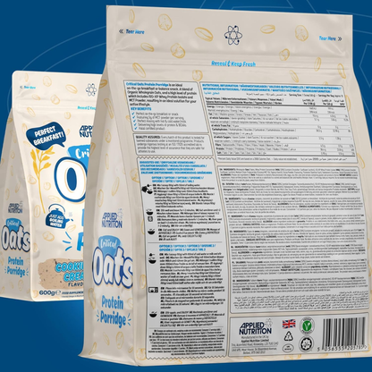 Applied Nutrition, Critical Oats, High Protein Meal Replacement, Healthy for Energy & Fullness, 600g-3kg - Ultimate Sup Singapore