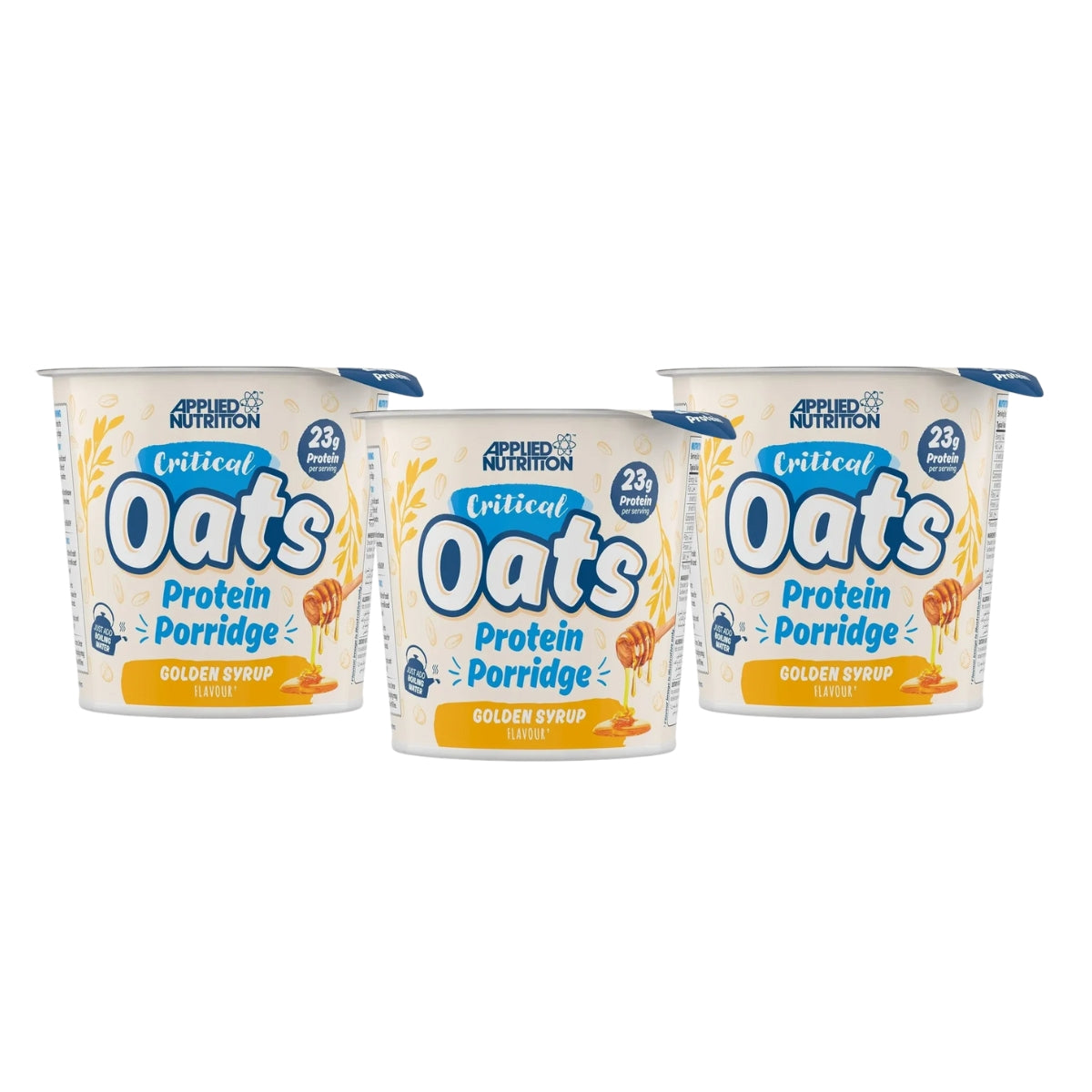 Applied Nutrition Critical Oats Protein Porridge Pots, Organic Oats, Clean Carbs And Healthy Fats 60g (1 serving) - Ultimate Sup Singapore