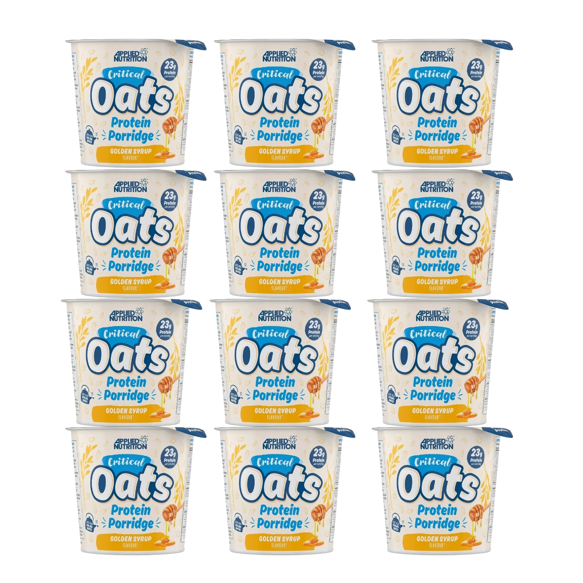Applied Nutrition Critical Oats Protein Porridge Pots, Organic Oats, Clean Carbs And Healthy Fats 60g (1 serving) - Ultimate Sup Singapore