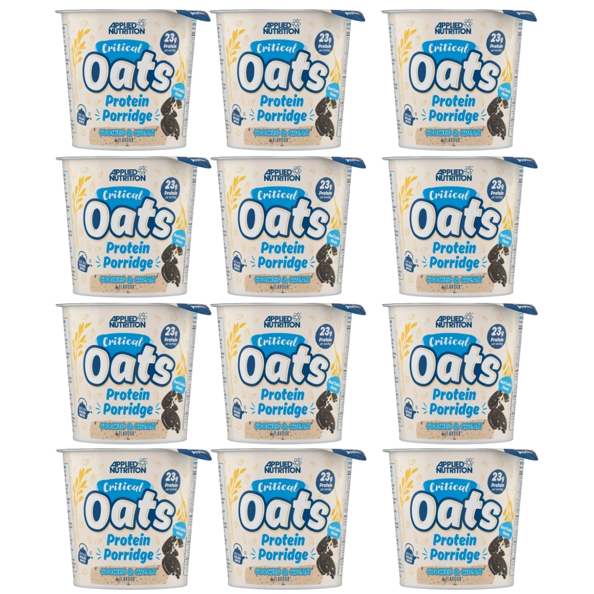 Applied Nutrition Critical Oats Protein Porridge Pots, Organic Oats, Clean Carbs And Healthy Fats 60g (1 serving) - Ultimate Sup Singapore