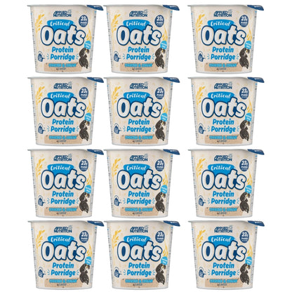 Applied Nutrition Critical Oats Protein Porridge Pots, Organic Oats, Clean Carbs And Healthy Fats 60g (1 serving) - Ultimate Sup Singapore