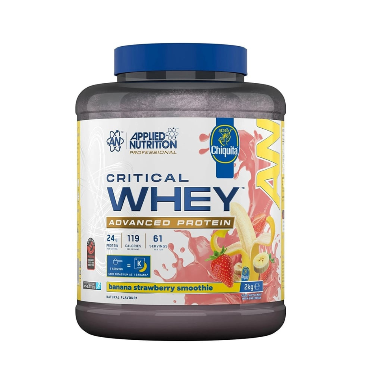 Applied Nutrition, Critical Whey Protein, Triple Blend Whey for Muscle Growth and Recovery After Training, 25-67ser - Ultimate Sup Singapore