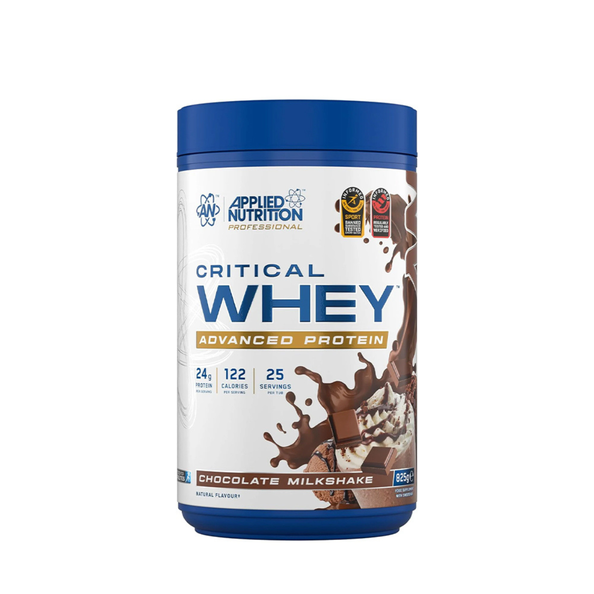 Applied Nutrition, Critical Whey Protein, Triple Blend Whey for Muscle Growth and Recovery After Training, 25-67ser - Ultimate Sup Singapore