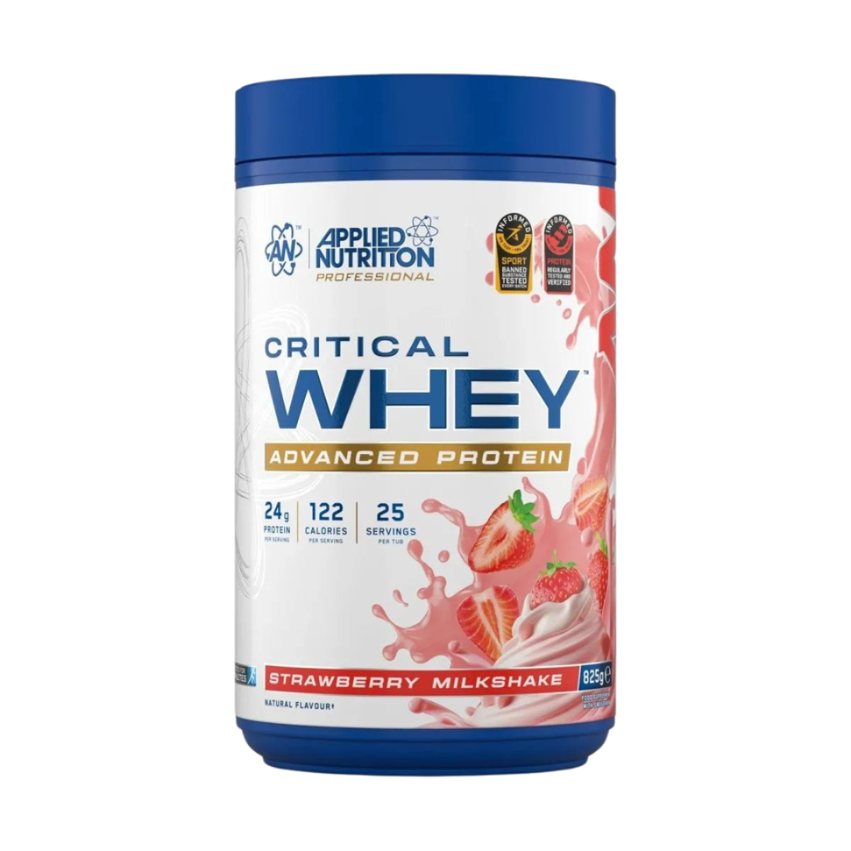 Applied Nutrition, Critical Whey Protein, Triple Blend Whey for Muscle Growth and Recovery After Training, 25-67ser - Ultimate Sup Singapore