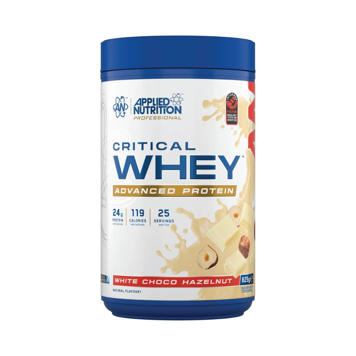 Applied Nutrition, Critical Whey Protein, Triple Blend Whey for Muscle Growth and Recovery After Training, 25-67ser - Ultimate Sup Singapore