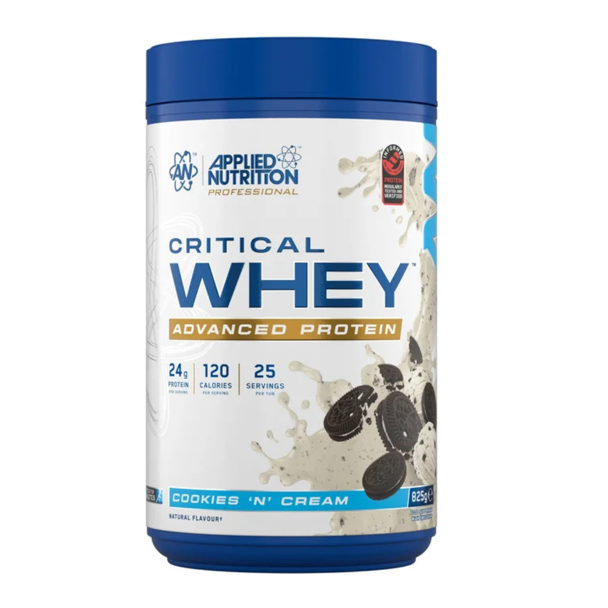 Applied Nutrition, Critical Whey Protein, Triple Blend Whey for Muscle Growth and Recovery After Training, 25-67ser - Ultimate Sup Singapore