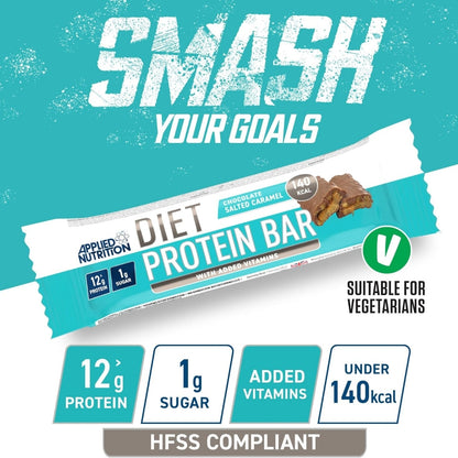 Applied Nutrition, Diet Protein Bar, Low Carb, Weight Management Bar, Helps Control Calories, 3-12 bars - Ultimate Sup Singapore