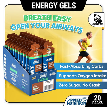 Applied Nutrition Endurance Isotonic Energy Gel - Breathe 60G, 20 packs - Ultimate Sup Singapore