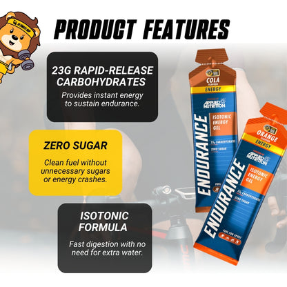 Applied Nutrition Endurance Isotonic Energy Gel - Energy 60G, 20 packs - Ultimate Sup Singapore