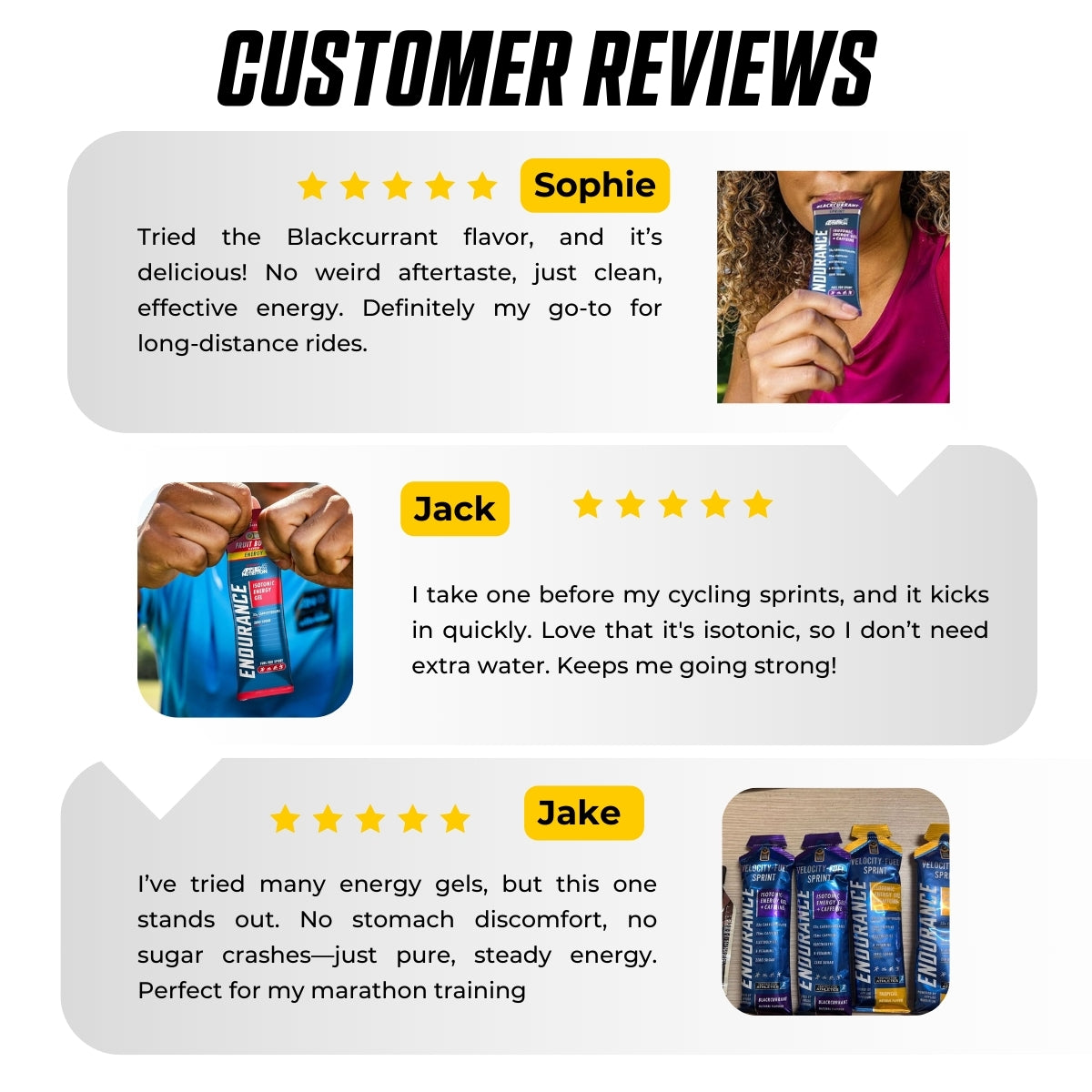 Applied Nutrition Endurance Isotonic Energy Gel - Energy 60G, 20 packs - Ultimate Sup Singapore