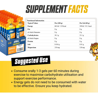 Applied Nutrition Endurance Isotonic Energy Gel - Energy 60G, 20 packs - Ultimate Sup Singapore