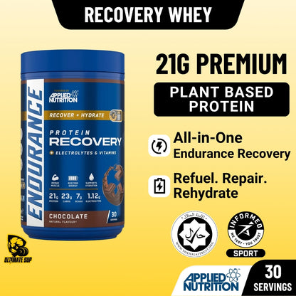 Applied Nutrition, Endurance Recovery, Post Workout Recovery, Fast Absorbing Carb, Added Vitamins & Electrolytes, 30ser - Ultimate Sup Singapore