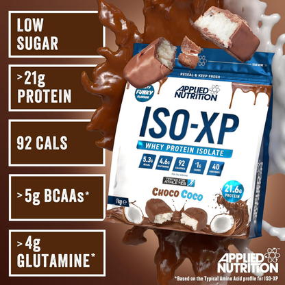 Applied Nutrition ISO XP Whey Isolate, Grass-fed Whey, Low Sugar, Low Carb, Low Fat 1-1.8kg - Ultimate Sup Singapore