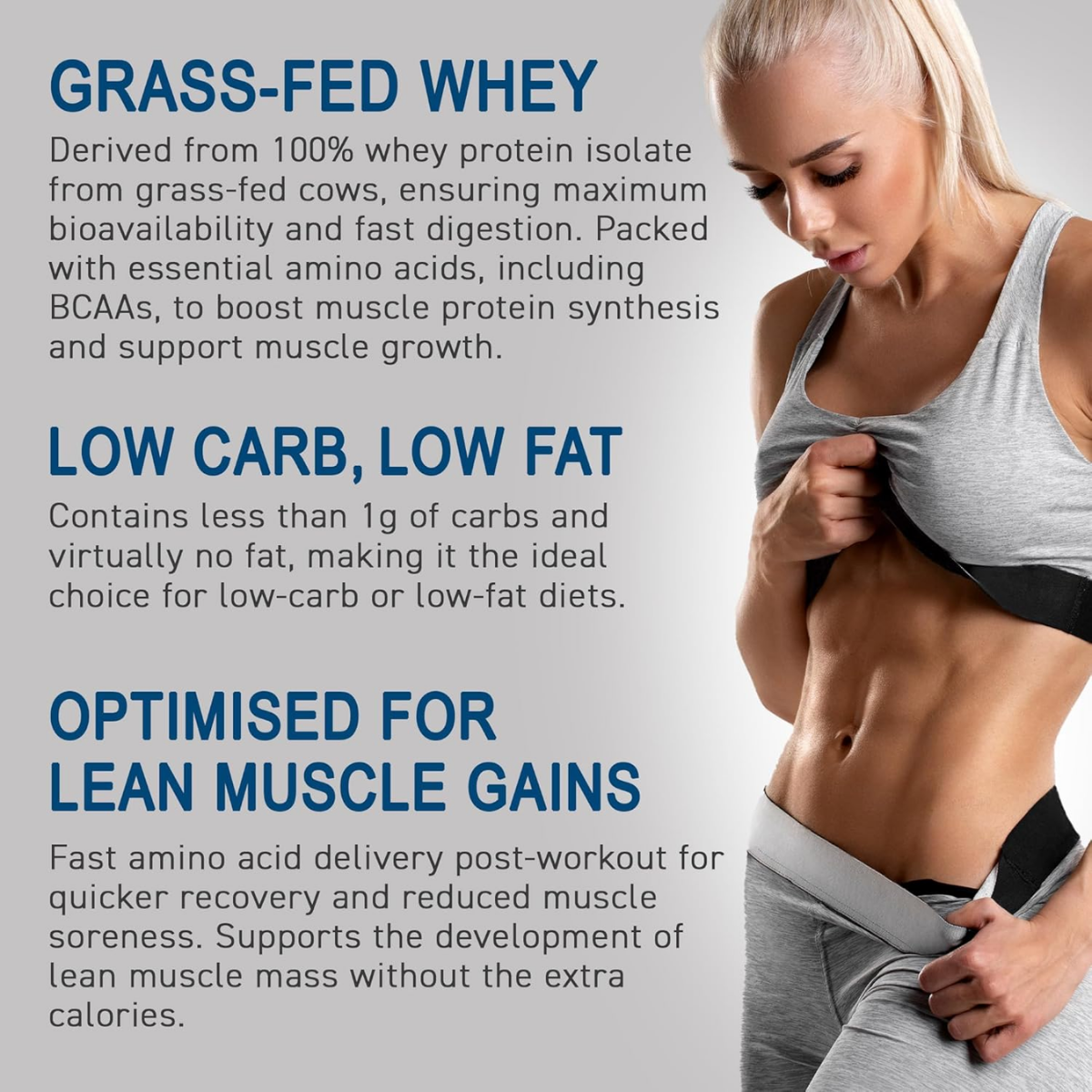 Applied Nutrition ISO XP Whey Isolate, Grass-fed Whey, Low Sugar, Low Carb, Low Fat 1-1.8kg - Ultimate Sup Singapore